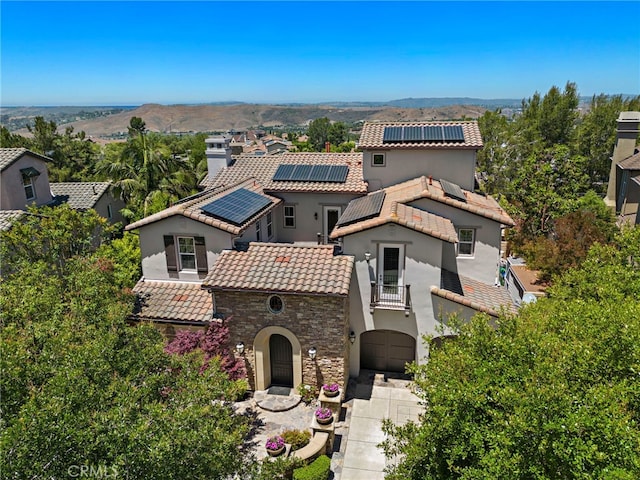 19 Dennis Ln, Ladera Ranch, CA 92694 - aerial view of property and surrounding area featuring a mountain backdrop