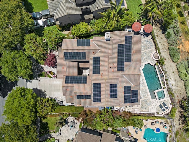 19 Dennis Ln, Ladera Ranch, CA 92694 - bird's eye view of a pool
