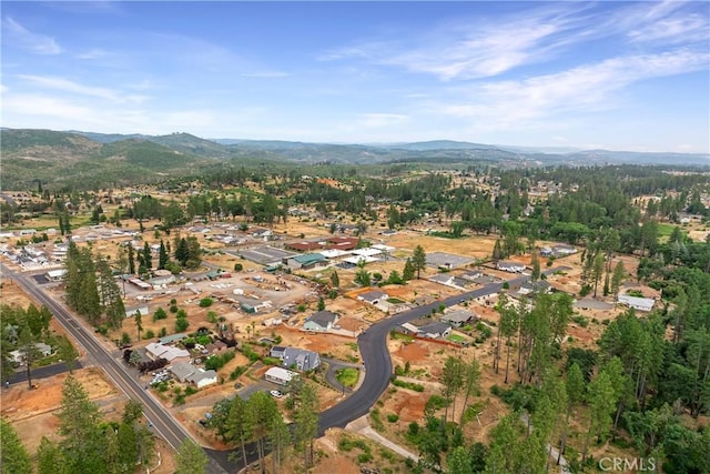 6638 Dolores Dr, Paradise, CA 95969 - aerial view of property and surrounding area with a mountainous background and nearby suburban area