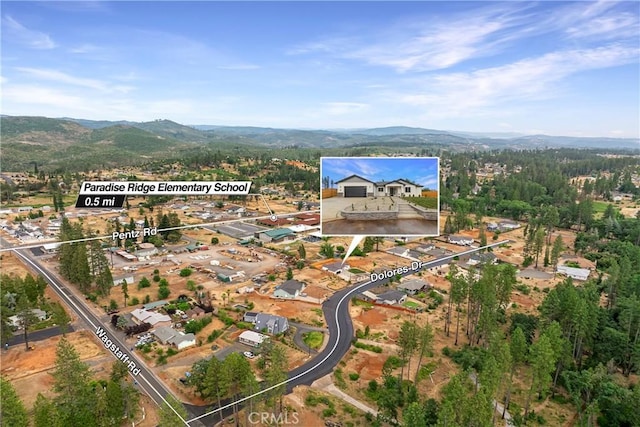 6638 Dolores Dr, Paradise, CA 95969 - view of property location featuring a mountainous background