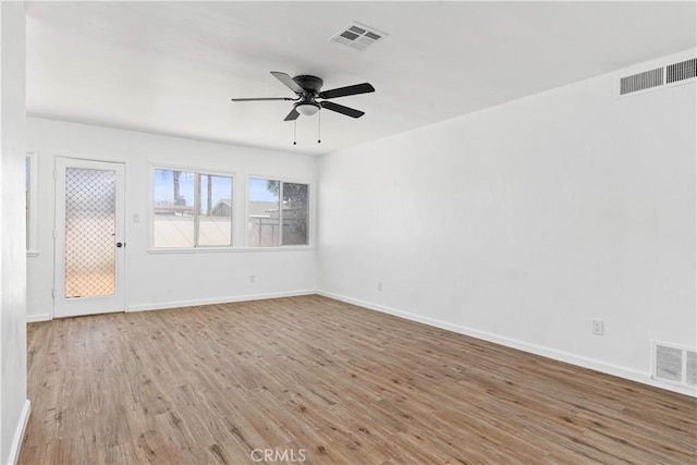 1920 Doolittle Ave, Bakersfield, CA 93304 - unfurnished room featuring ceiling fan and wood finished floors