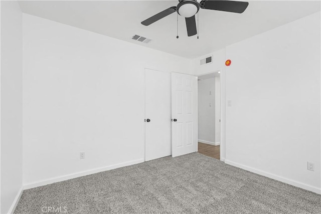 1920 Doolittle Ave, Bakersfield, CA 93304 - unfurnished bedroom featuring carpet and ceiling fan