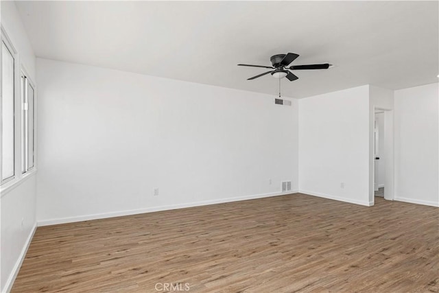 1920 Doolittle Ave, Bakersfield, CA 93304 - spare room with wood finished floors and a ceiling fan