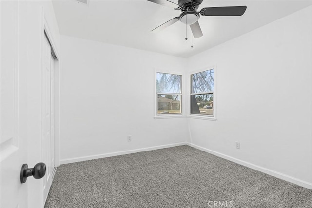 1920 Doolittle Ave, Bakersfield, CA 93304 - empty room with carpet floors and a ceiling fan