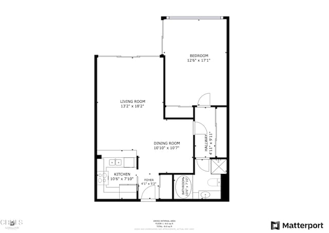 121 S Hope St Unit 321, Los Angeles, CA 90012 - view of room layout