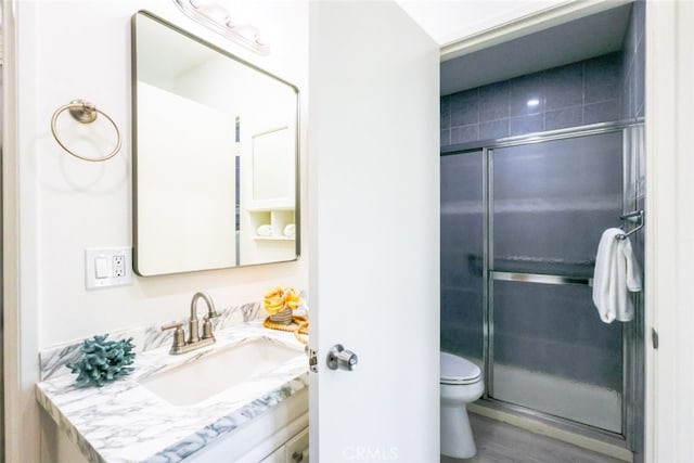 409 Burchett St Unit 311, Glendale, CA 91203 - bathroom with vanity and a shower with shower door