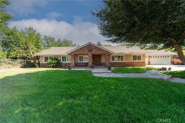 8873 Reche Canyon Rd, Colton, CA 92324 - ranch-style house featuring a garage and concrete driveway