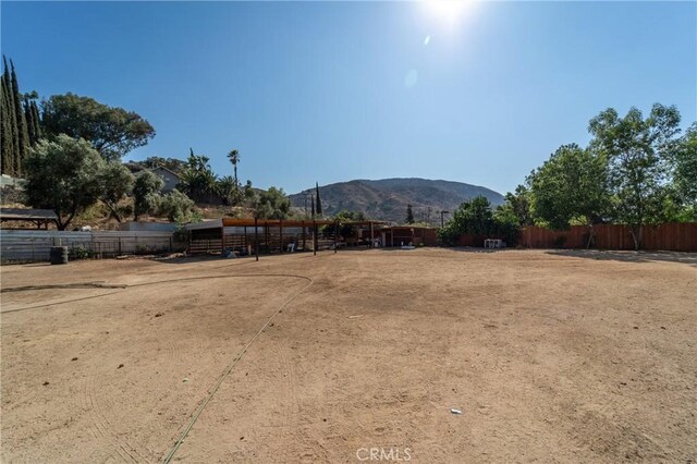 8873 Reche Canyon Rd, Colton, CA 92324 - view of yard with a mountain view