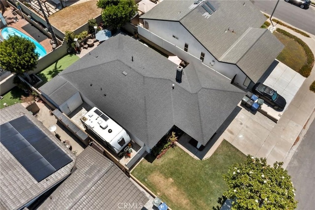 23906 Fernmead Ln, Harbor City, CA 90710 - bird's eye view of a pool