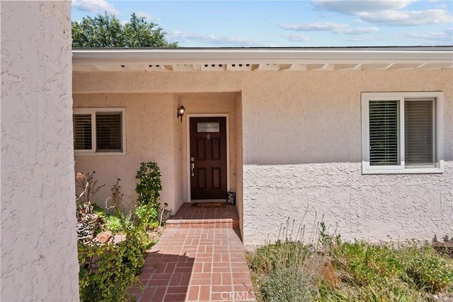 27124 Cabrera Ave, Saugus, CA 91350 - property entrance featuring stucco siding