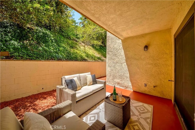 1615 Via Linda Unit 16, Fullerton, CA 92833 - view of patio / terrace featuring outdoor lounge area