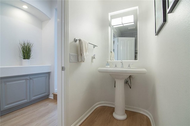 3417 Kildare Ct, Burbank, CA 91504 - bathroom with wood finished floors