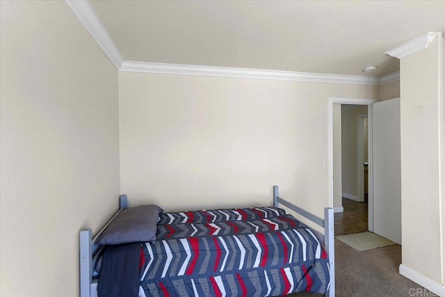 390 N 1st St Unit 23, El Cajon, CA 92021 - bedroom with crown molding and carpet floors