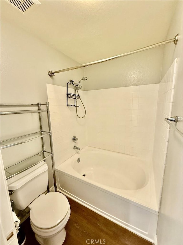 1025 La Terraza Cir Unit 204, Corona, CA 92879 - bathroom featuring wood finished floors and bathing tub / shower combination