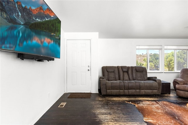 41605 De Portola Rd, Temecula, CA 92592 - living room featuring wood finished floors and baseboards