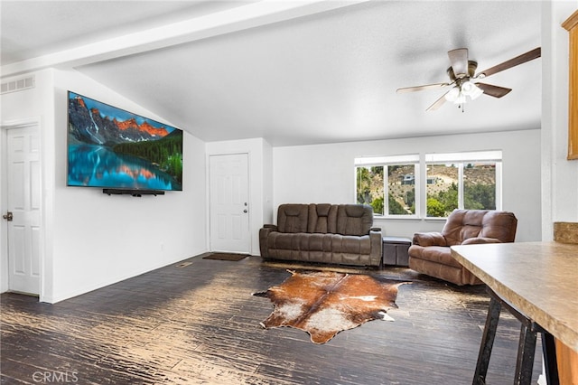 41605 De Portola Rd, Temecula, CA 92592 - living area with ceiling fan and wood finished floors