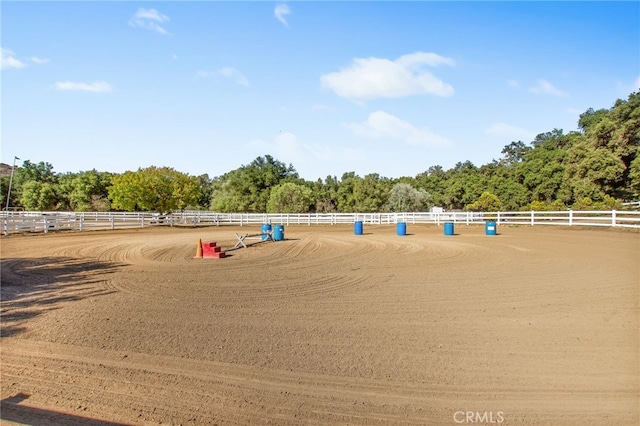 41605 De Portola Rd, Temecula, CA 92592 - view of home's community featuring an enclosed riding area and a rural view