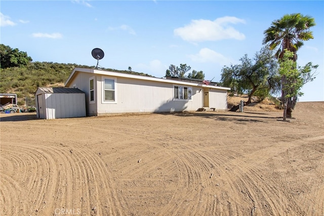 41605 De Portola Rd, Temecula, CA 92592 - view of front of home featuring a shed