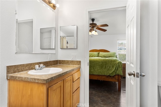 41605 De Portola Rd, Temecula, CA 92592 - ensuite bathroom with vanity and ceiling fan