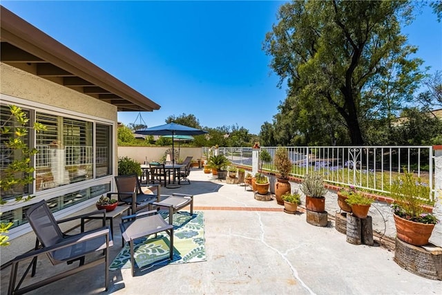 8009 E Eucalyptus Trl, Orange, CA 92869 - view of patio featuring outdoor dining space