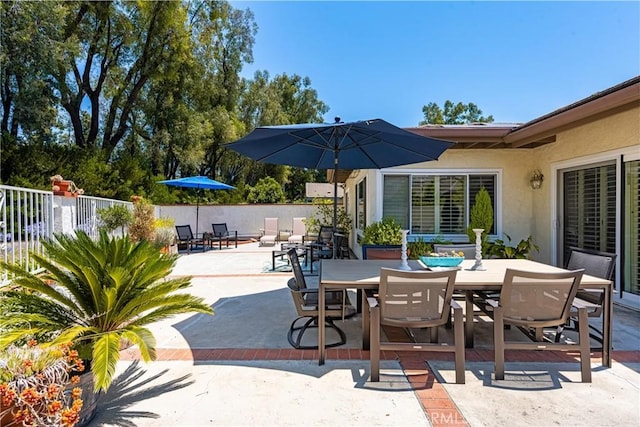 8009 E Eucalyptus Trl, Orange, CA 92869 - view of patio / terrace with outdoor dining area
