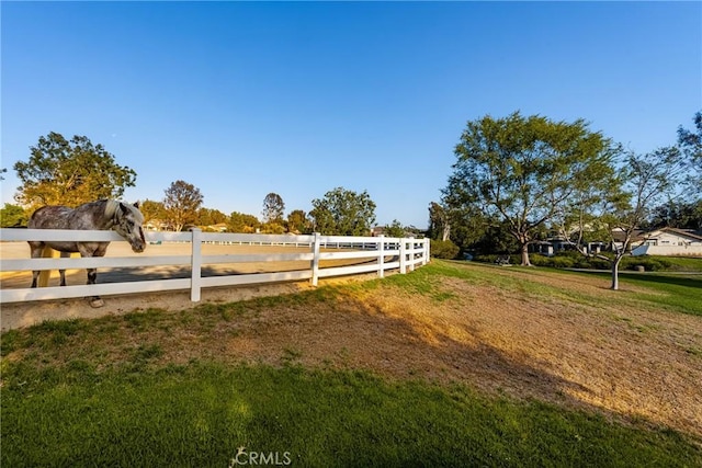 8009 E Eucalyptus Trl, Orange, CA 92869 - view of yard with a view of countryside