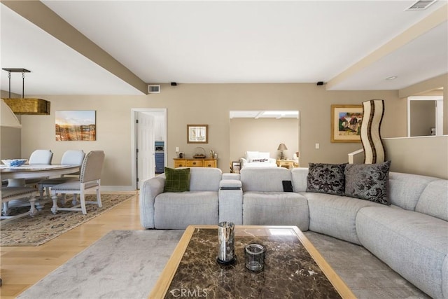 8009 E Eucalyptus Trl, Orange, CA 92869 - living room with wood finished floors and baseboards