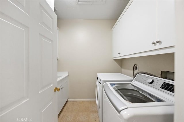 1708 Victoria Way, San Marcos, CA 92069 - laundry room featuring cabinet space and washer and dryer
