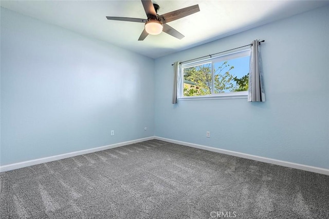 3318 Stanford Ave, Clovis, CA 93611 - empty room with carpet and a ceiling fan