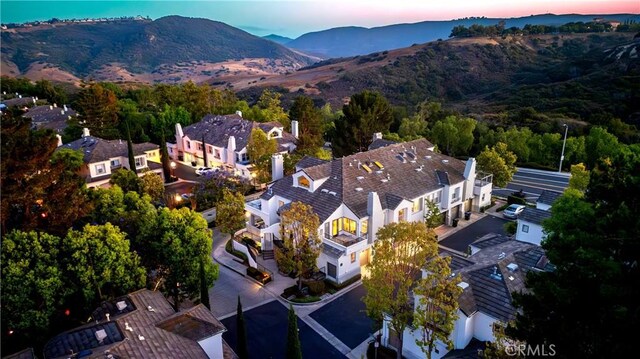 8 Diamant Way, Aliso Viejo, CA 92656 - aerial view at dusk of a mountain view