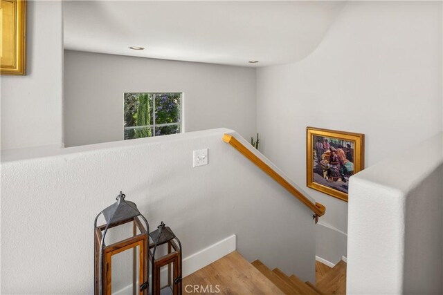 8 Diamant Way, Aliso Viejo, CA 92656 - stairs with wood finished floors and recessed lighting