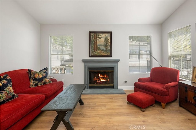 8 Diamant Way, Aliso Viejo, CA 92656 - living room with wood finished floors and a warm lit fireplace