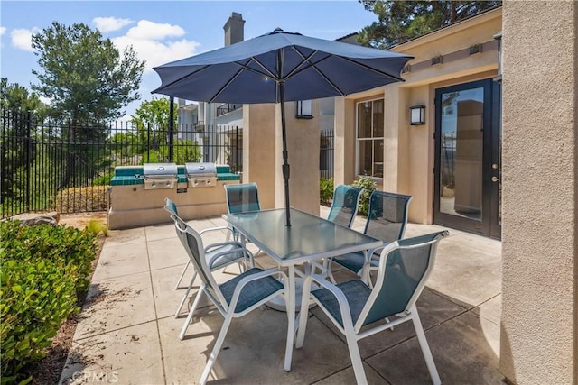8 Diamant Way, Aliso Viejo, CA 92656 - view of patio / terrace featuring outdoor dining space and exterior kitchen