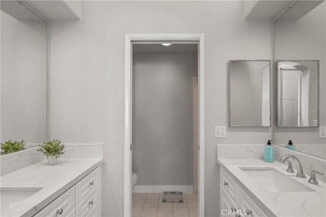8 Diamant Way, Aliso Viejo, CA 92656 - full bath with vanity and tile patterned floors