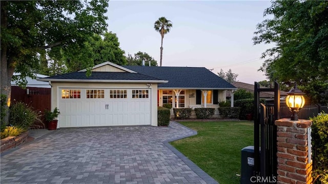 4328 Sunset Ave, Montrose, CA 91020 - view of front of home with driveway and an attached garage