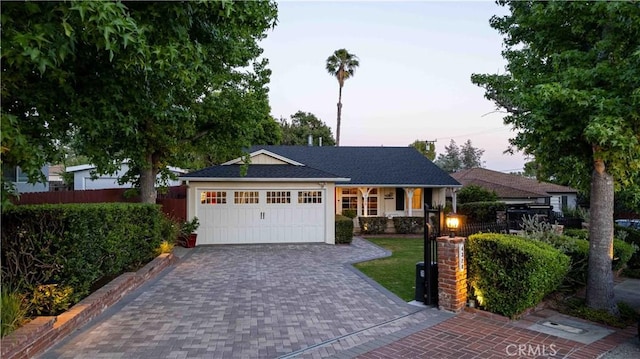 4328 Sunset Ave, Montrose, CA 91020 - ranch-style home with an attached garage and driveway