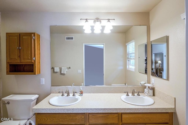 20325 Tamara Pl, Santa Clarita, CA 91350 - full bath featuring double vanity and toilet