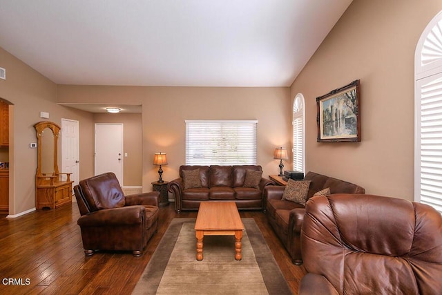 20325 Tamara Pl, Santa Clarita, CA 91350 - living area with dark wood-style flooring and arched walkways