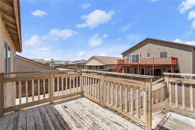 9304 Palo Verde Dr, Hesperia, CA 92344 - deck with a residential view