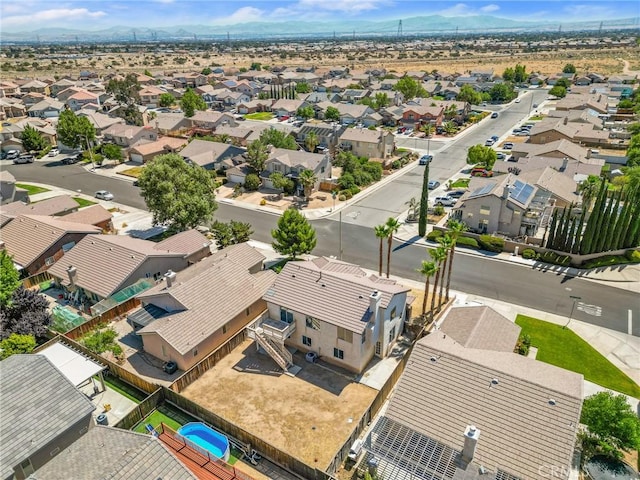 9304 Palo Verde Dr, Hesperia, CA 92344 - aerial perspective of suburban area with a mountain backdrop