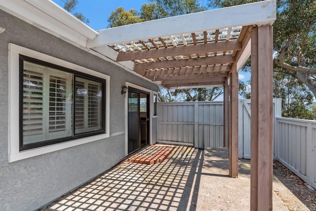 8004 Caminito Gianna, La Jolla, CA 92037 - view of patio / terrace featuring a pergola
