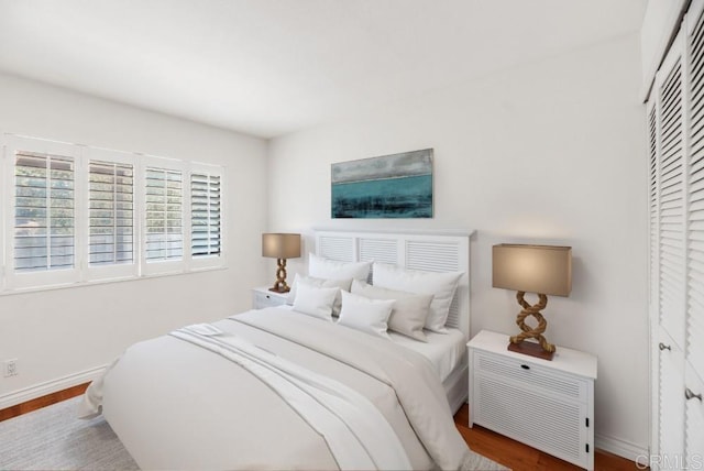8004 Caminito Gianna, La Jolla, CA 92037 - bedroom with wood finished floors and baseboards