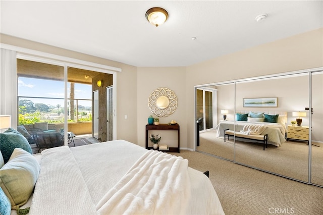 4025 Canario St Unit 142, Carlsbad, CA 92008 - carpeted bedroom featuring access to outside and a closet