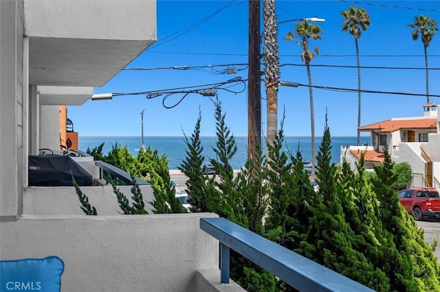 1201 S Catalina Ave Unit 3A, Redondo Beach, CA 90277 - balcony featuring a water view