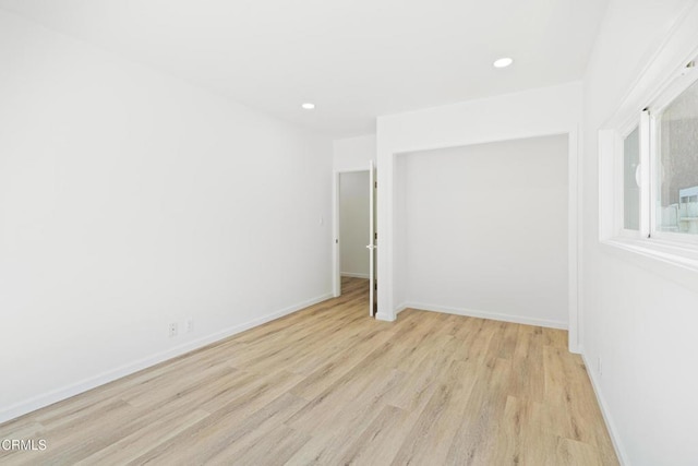 341 1st St, Fillmore, CA 93015 - empty room featuring light wood finished floors and recessed lighting