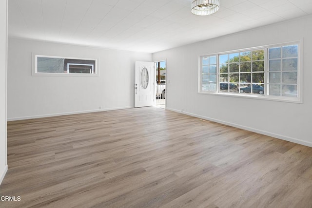 341 1st St, Fillmore, CA 93015 - unfurnished living room with wood finished floors
