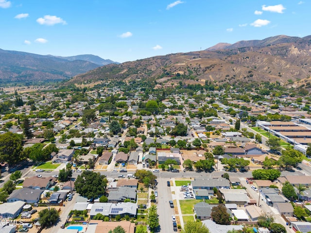 341 1st St, Fillmore, CA 93015 - view of property location with a mountain backdrop and nearby suburban area