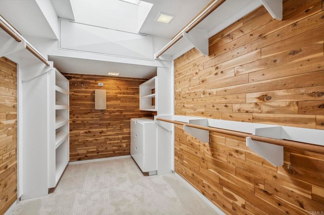 1716 Ocean Front, Del Mar, CA 92014 - spacious closet with carpet flooring and washer / dryer
