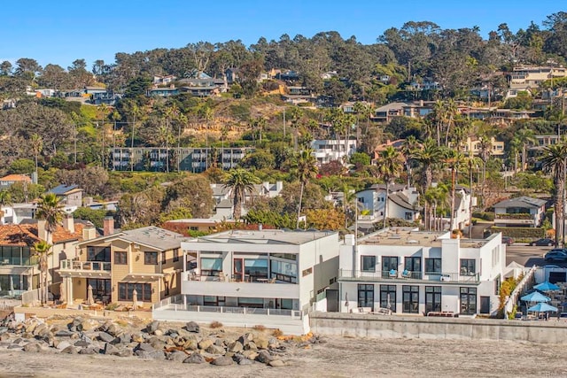 1716 Ocean Front, Del Mar, CA 92014 - aerial perspective of suburban area with a tree filled landscape