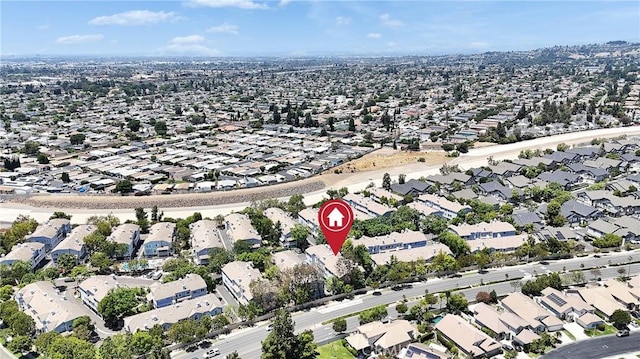 565 N Pageant Dr Unit B, Orange, CA 92869 - aerial overview of property's location featuring nearby suburban area